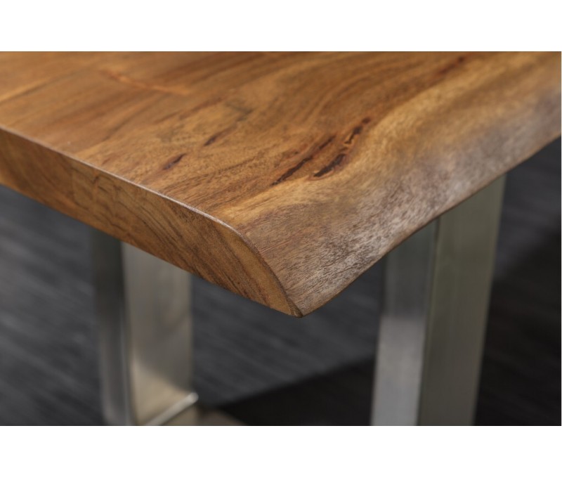 Banc massif en tronc d'arbre MAMMUT...
