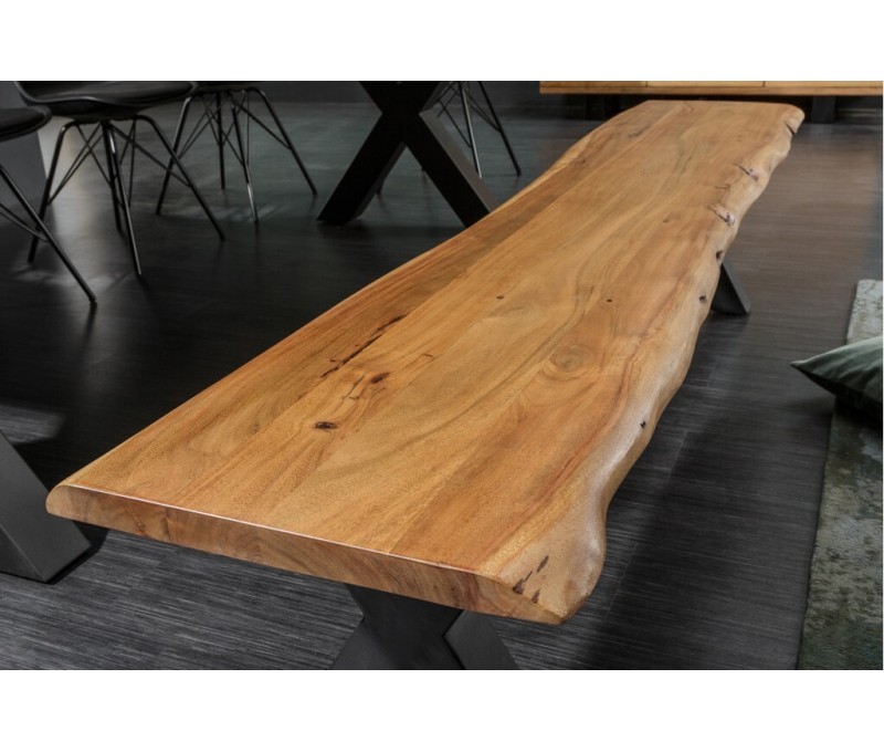 Banc massif en tronc d'arbre MAMMUT...