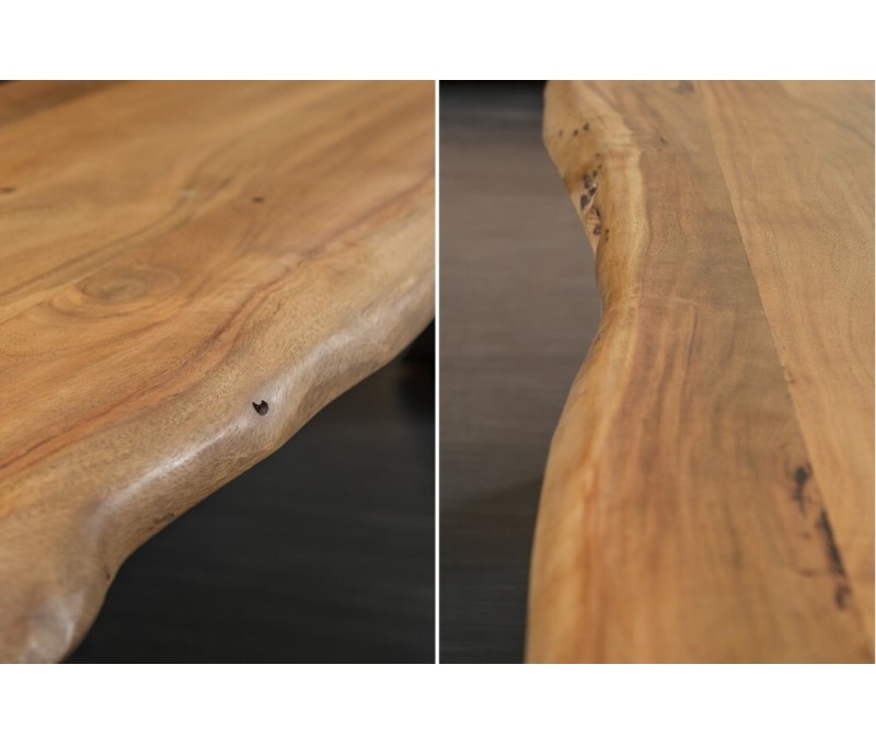 Banc massif en tronc d'arbre MAMMUT...