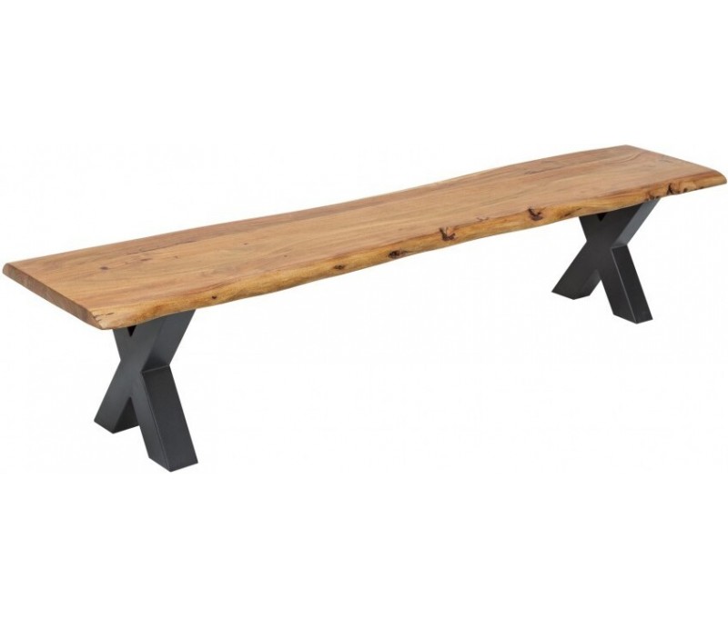 Banc massif en tronc d'arbre MAMMUT...