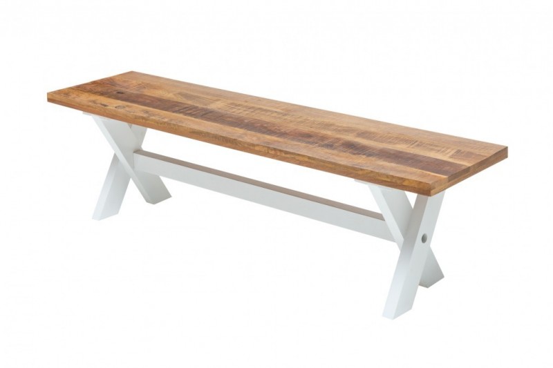 Banc élégant LONG ISLAND 160cm bois de mangue...