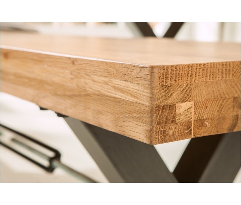 Banc massif THOR 180cm chêne sauvage...