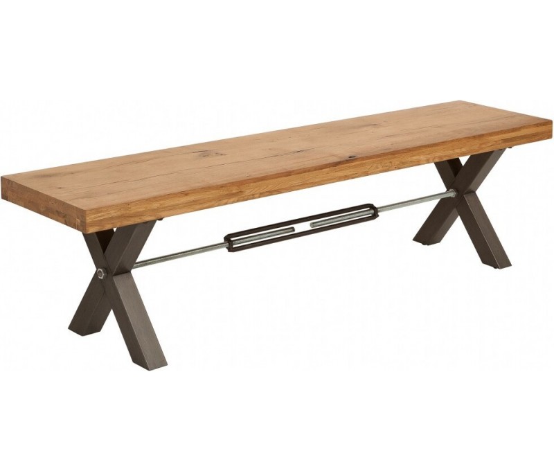 Banc massif THOR 180cm chêne sauvage...