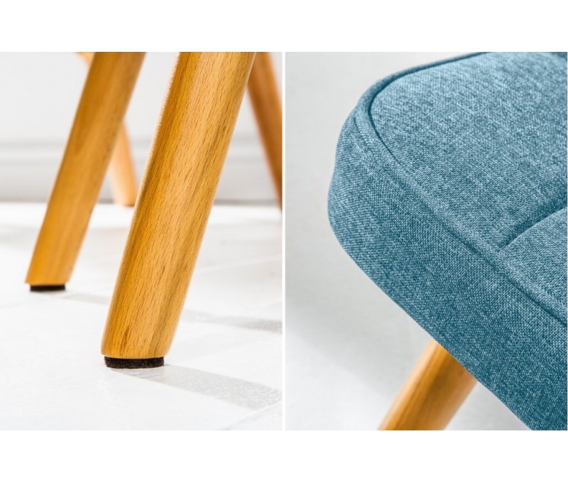 Tabouret design SCANDINAVIA bleu...