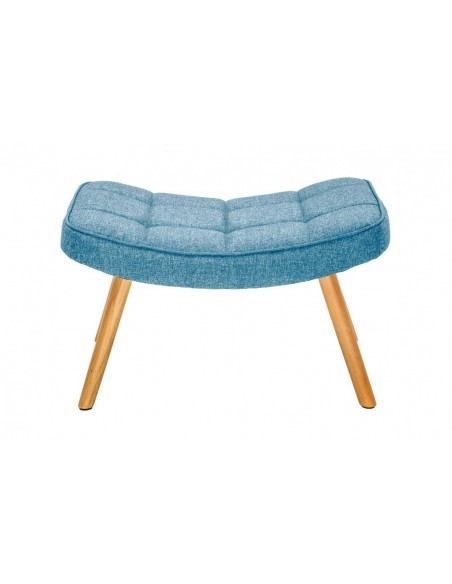 Tabouret design SCANDINAVIA bleu clair hêtre Scandinavian Design Tabouret pour pieds
