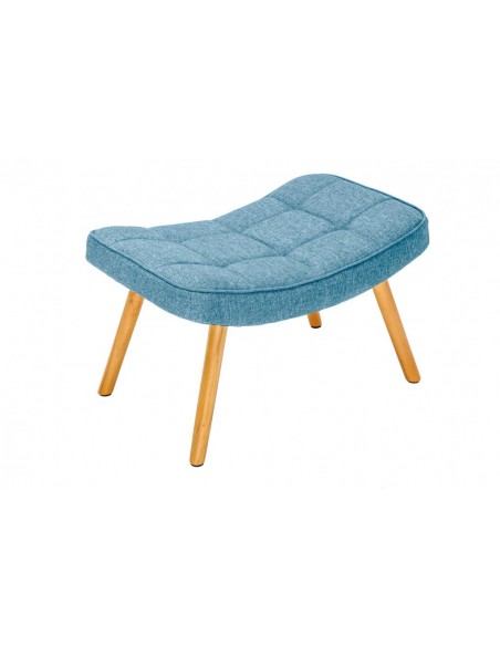 Tabouret design SCANDINAVIA bleu clair hêtre Scandinavian Design Tabouret pour pieds