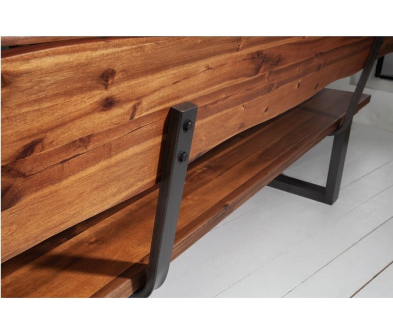 Banc en tronc d'arbre massif GENESIS...