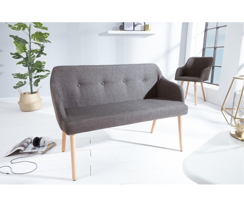 Banc design SCANDINAVIA 116cm hêtre...