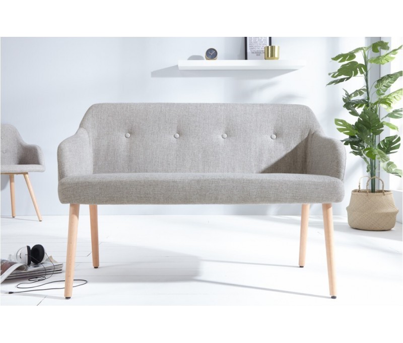 Banc design SCANDINAVIA 116cm hêtre...
