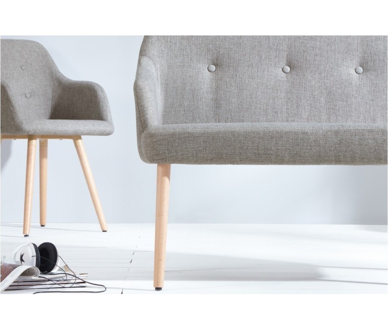 Banc design SCANDINAVIA 116cm hêtre...