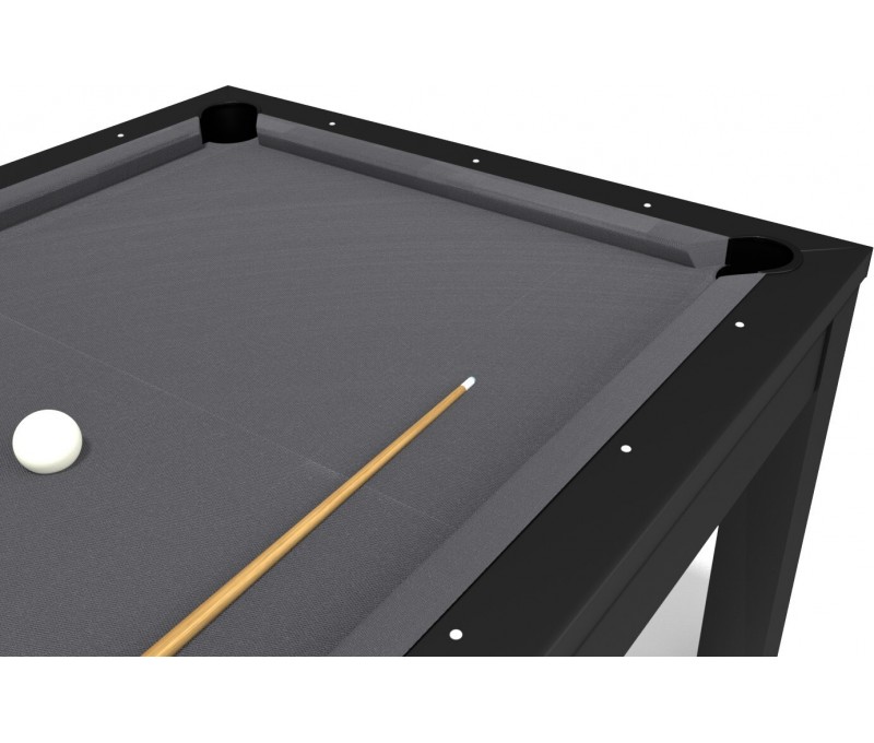 MESA DE COMEDOR BILLAR 6FT NEGRO