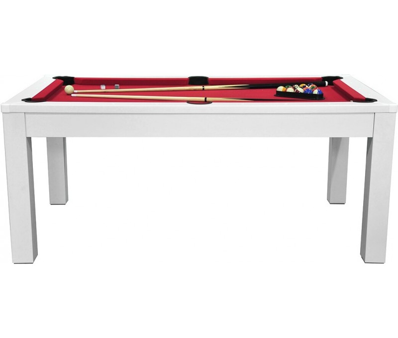 MESA DE COMEDOR BILLAR 6FT BLANCO