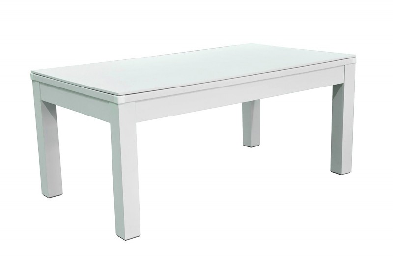 TAVOLO DA PRANZO E BILIARDO 6FT BIANCO