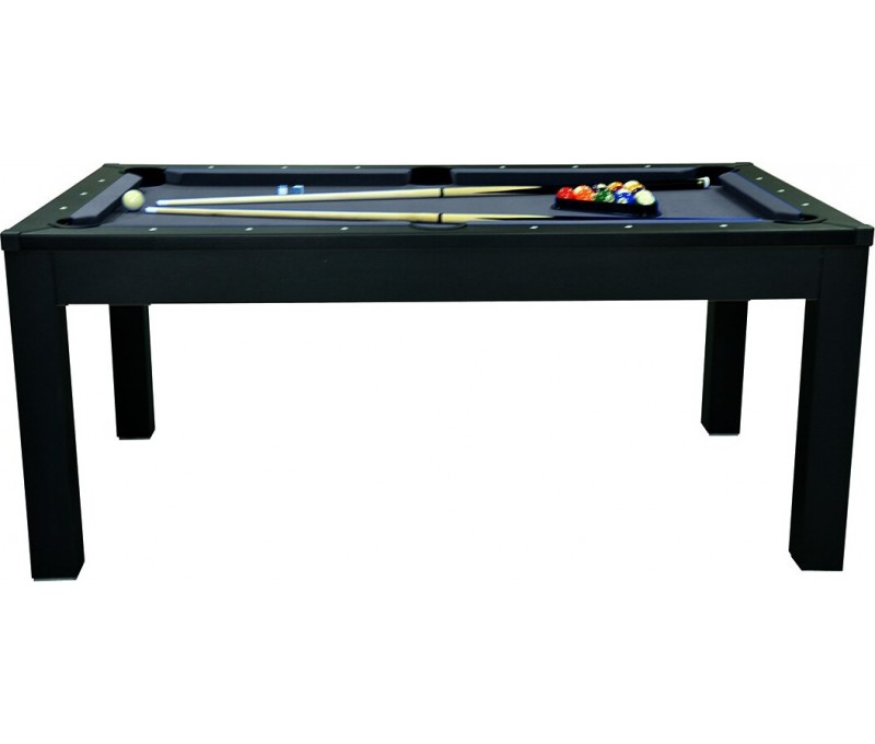 MESA DE COMEDOR BILLAR 6FT NEGRO
